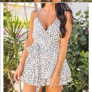Pink Lily Romper